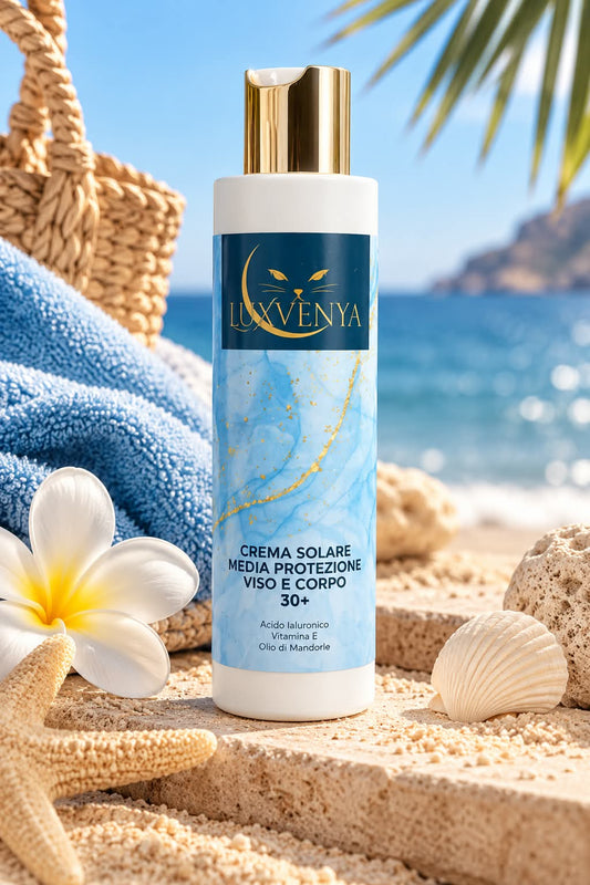 Crema Solare Media Protezione Viso e Corpo 30+