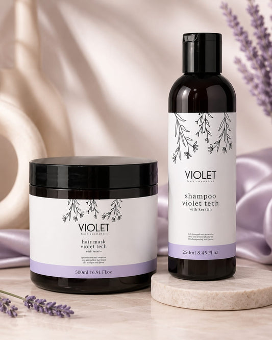 Shampoo e Maschera Antigiallo - Violet Tech
