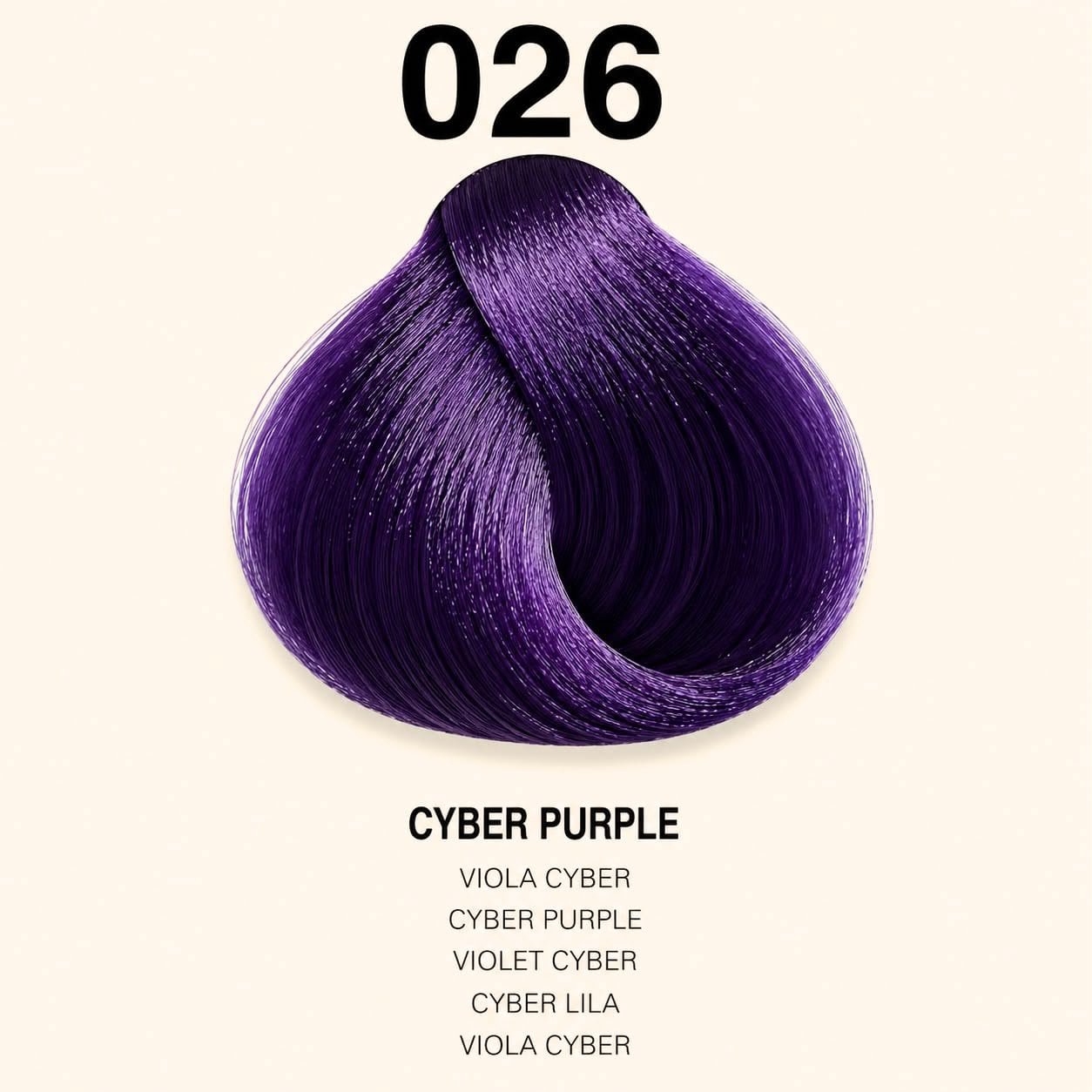 Crema Colorante Professionale Violet Keratin - Luxvenya Beauty