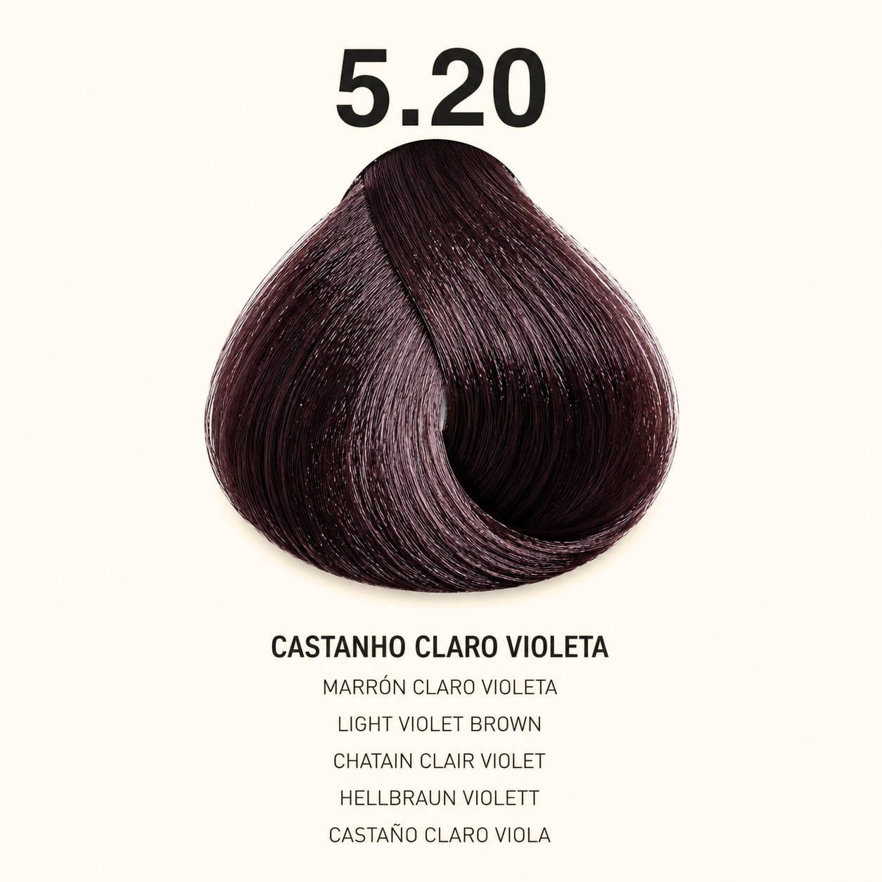 Crema Colorante Professionale Violet Keratin - Luxvenya Beauty
