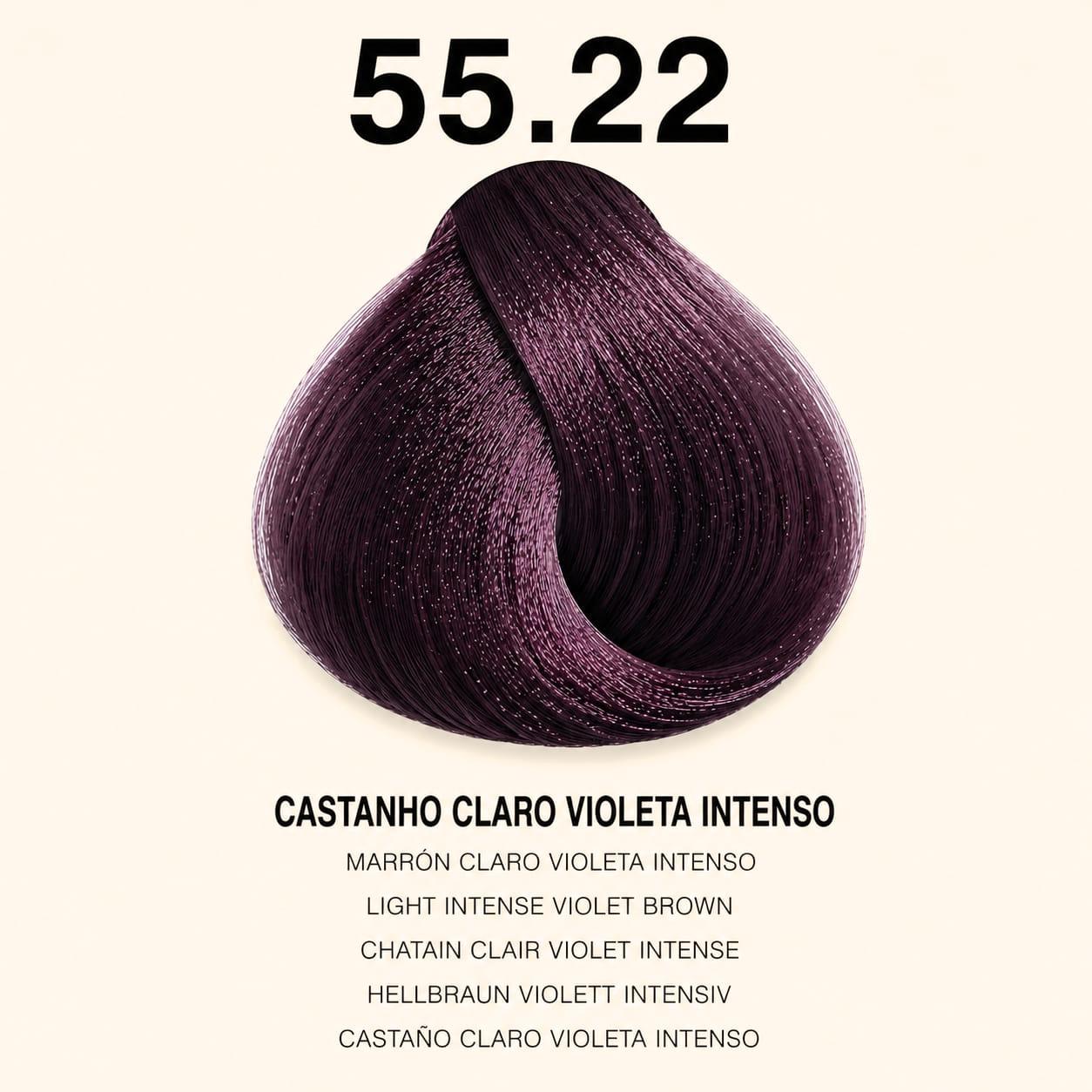 Crema Colorante Professionale Violet Keratin - Luxvenya Beauty
