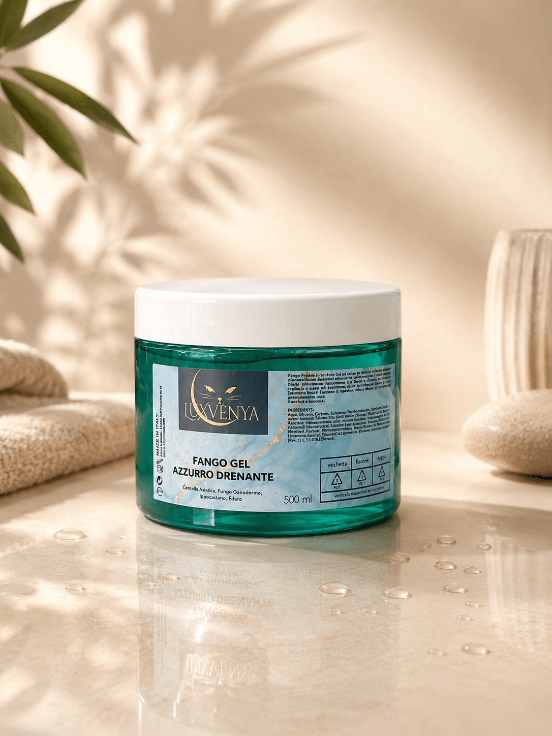 Fango Gel Azzurro Drenante Luxvenya - Luxvenya Beauty